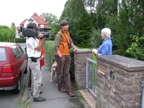 Filmaufnahmen in "Europas Waschbärhauptstadt Kassel"