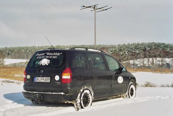 mobile Telemetrieanlage Projekt Waschbaer